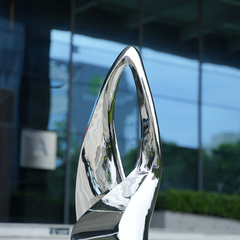 MPSP Outdoor Garden Stainless Steel Abstract Sculpture