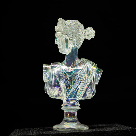 MPSP Transparent resin bust sculpture modern art decoration